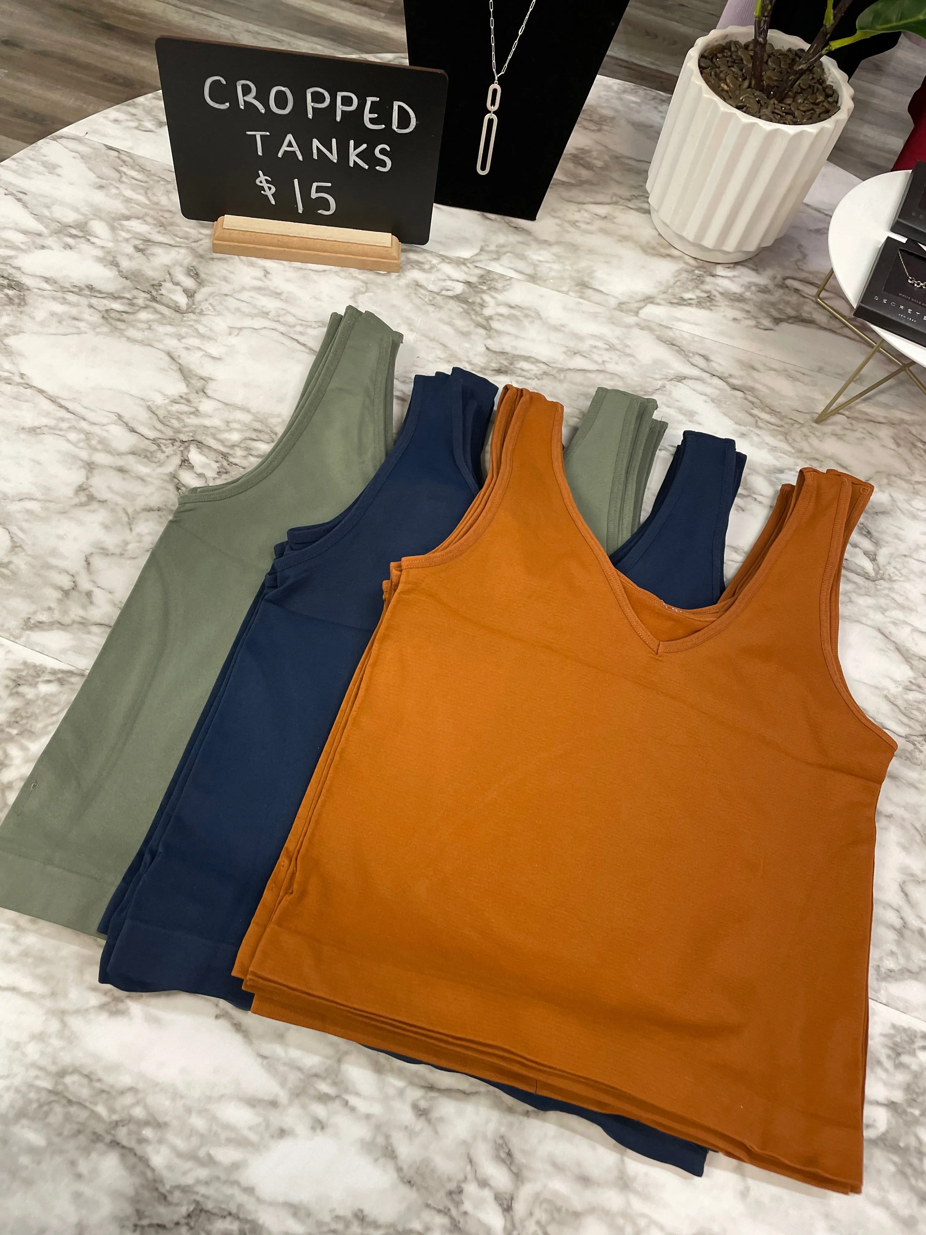 Oh So Soft Cropped Tank Top