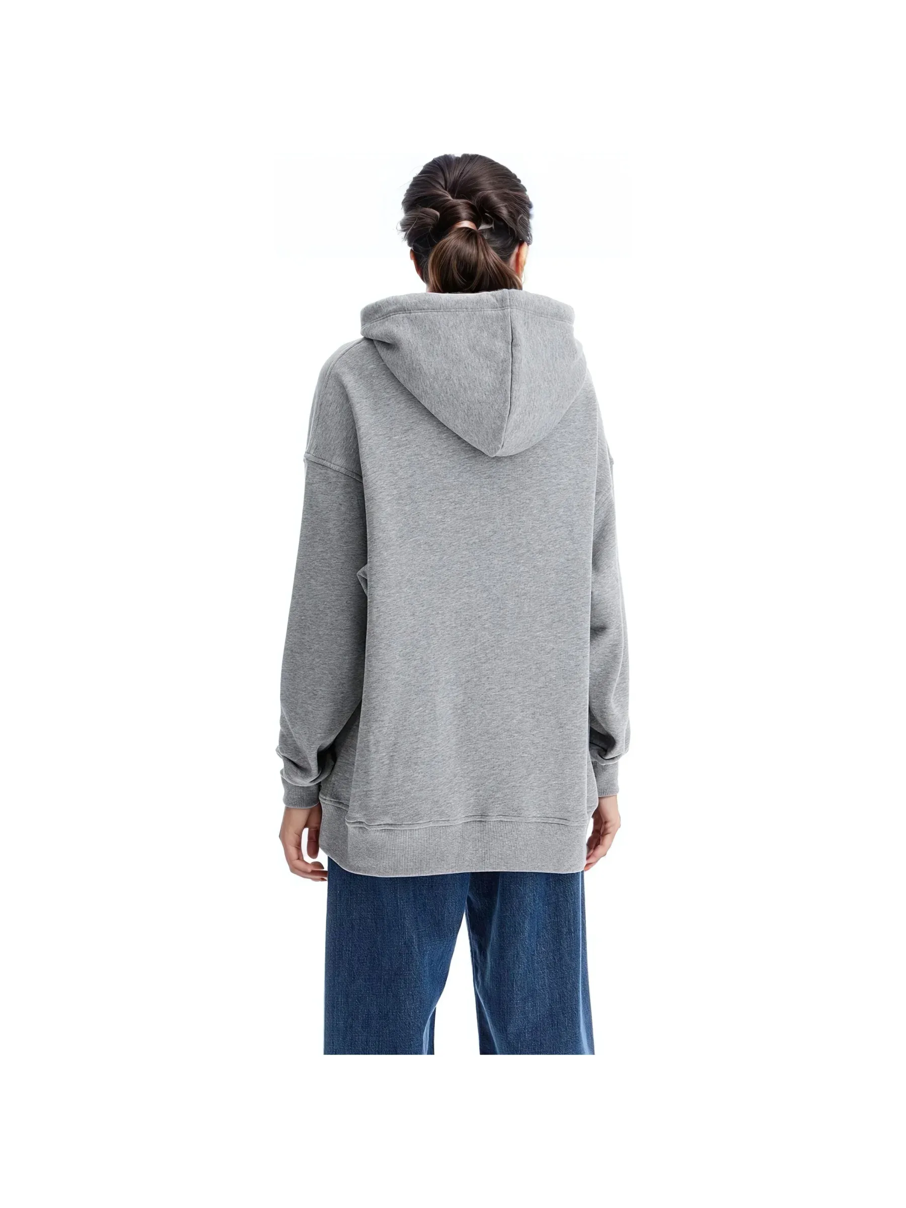 Oversized Pocket Hooded Sweatshirt