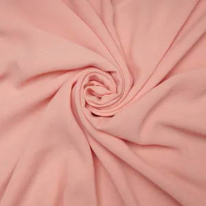 Peach Plain Polyester Georgette Fabric (Wholesale) Peach Plain Polyester Georgette Fabric (Wholesale)