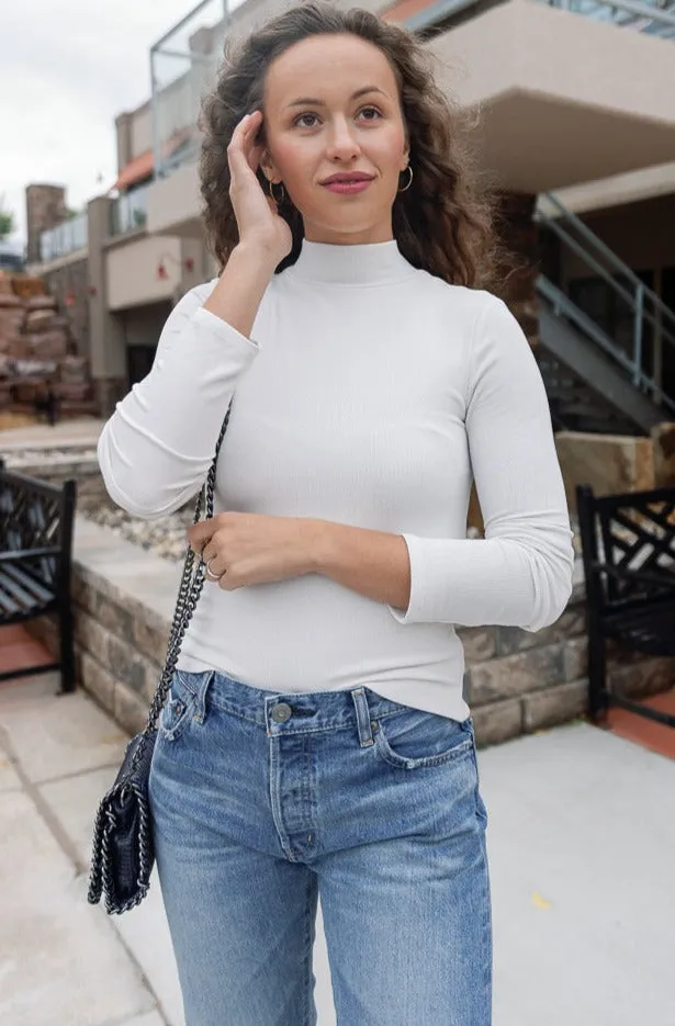 Perry Modal Mock Neck Top
