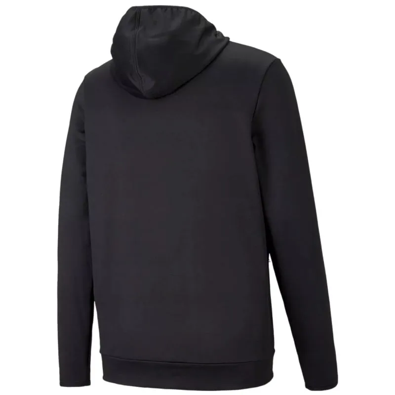 Puma Men's Black RTG Performance Hoodie with Cozy Fleece Lining and Handy Pockets