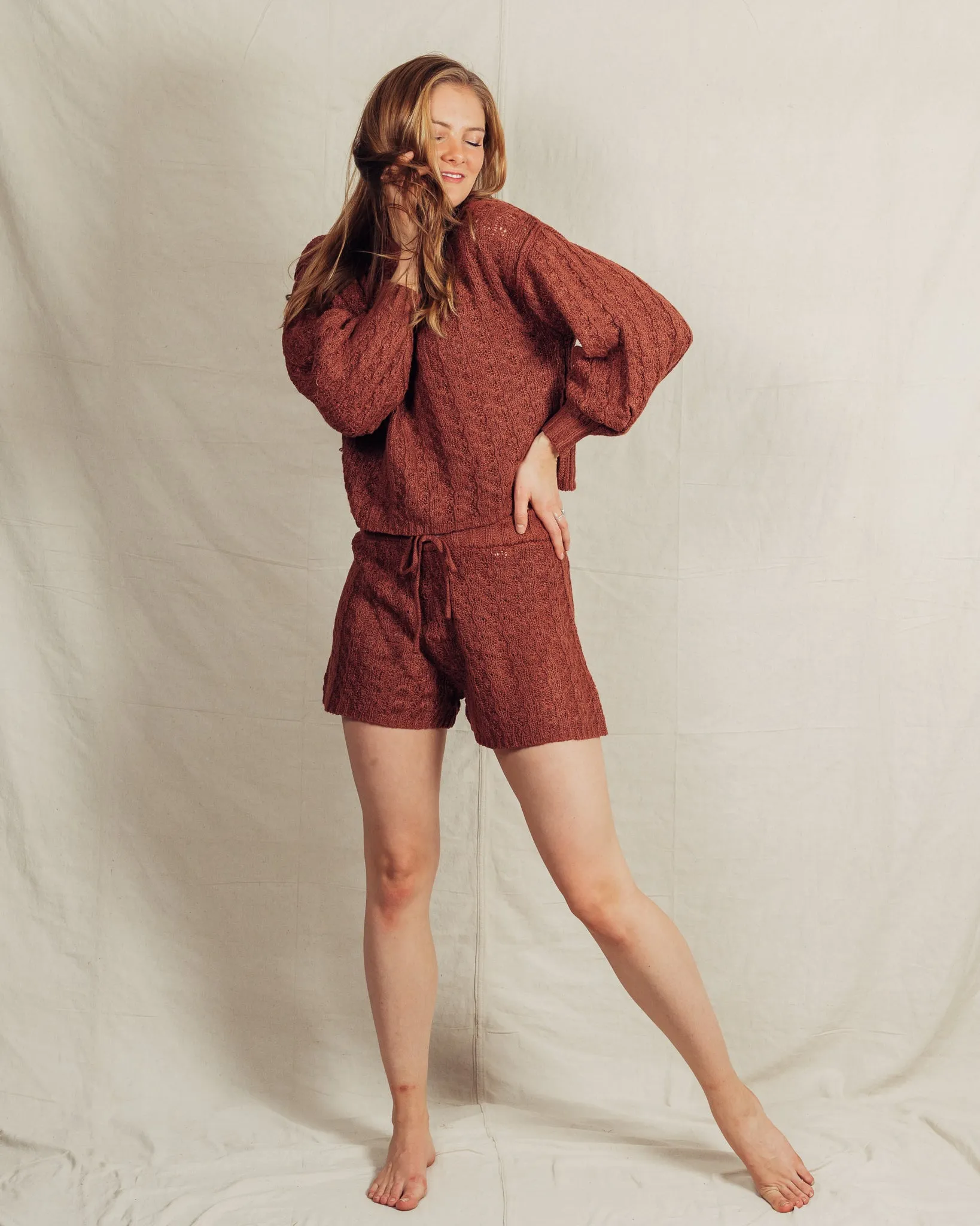 Rikaela Sweater   Short Set