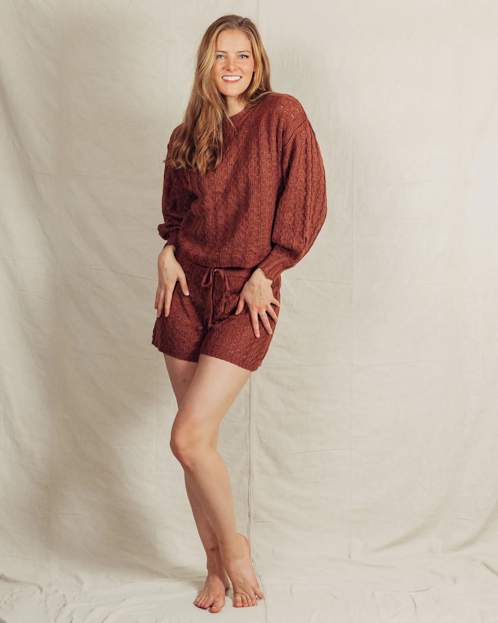 Rikaela Sweater   Short Set