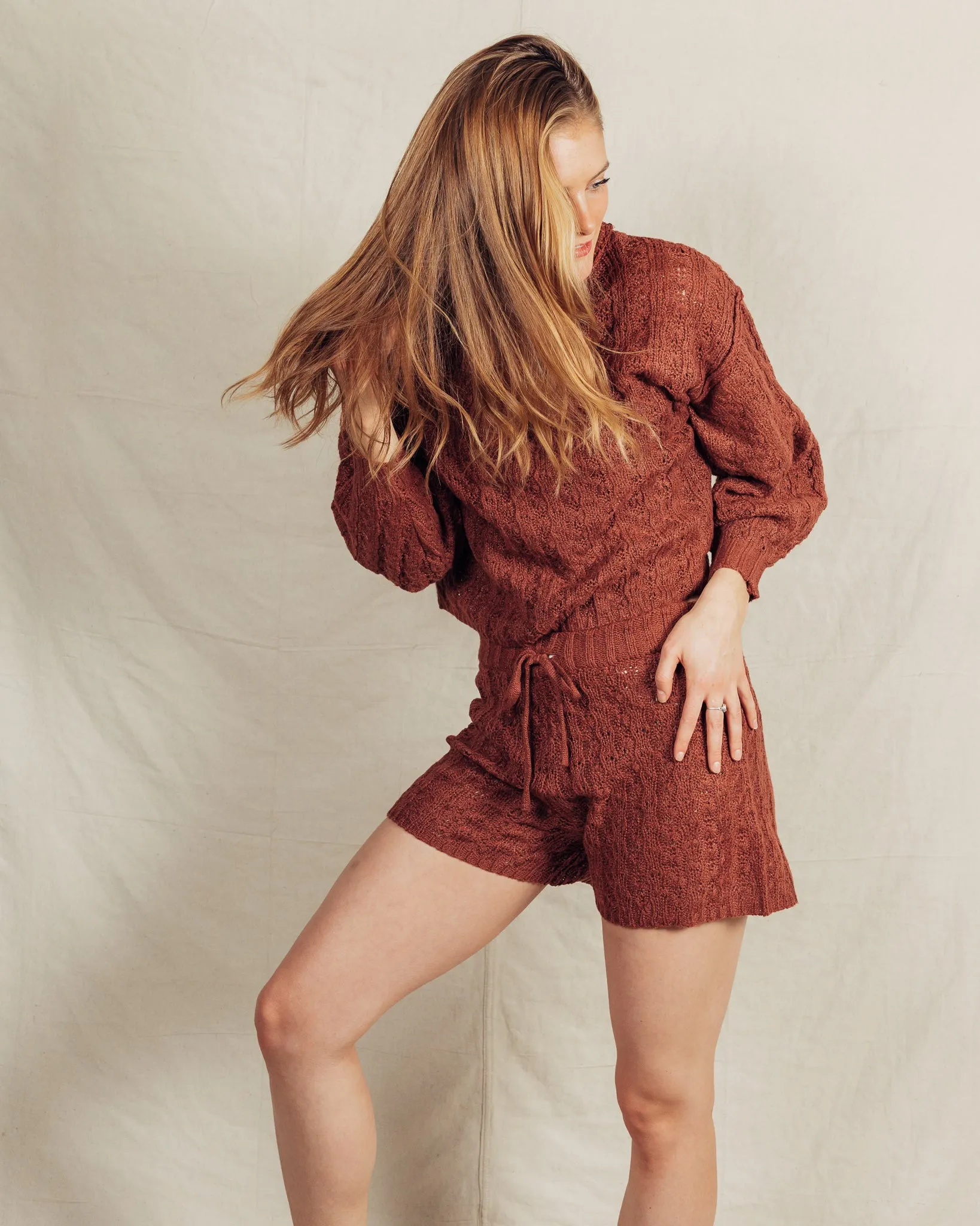Rikaela Sweater   Short Set