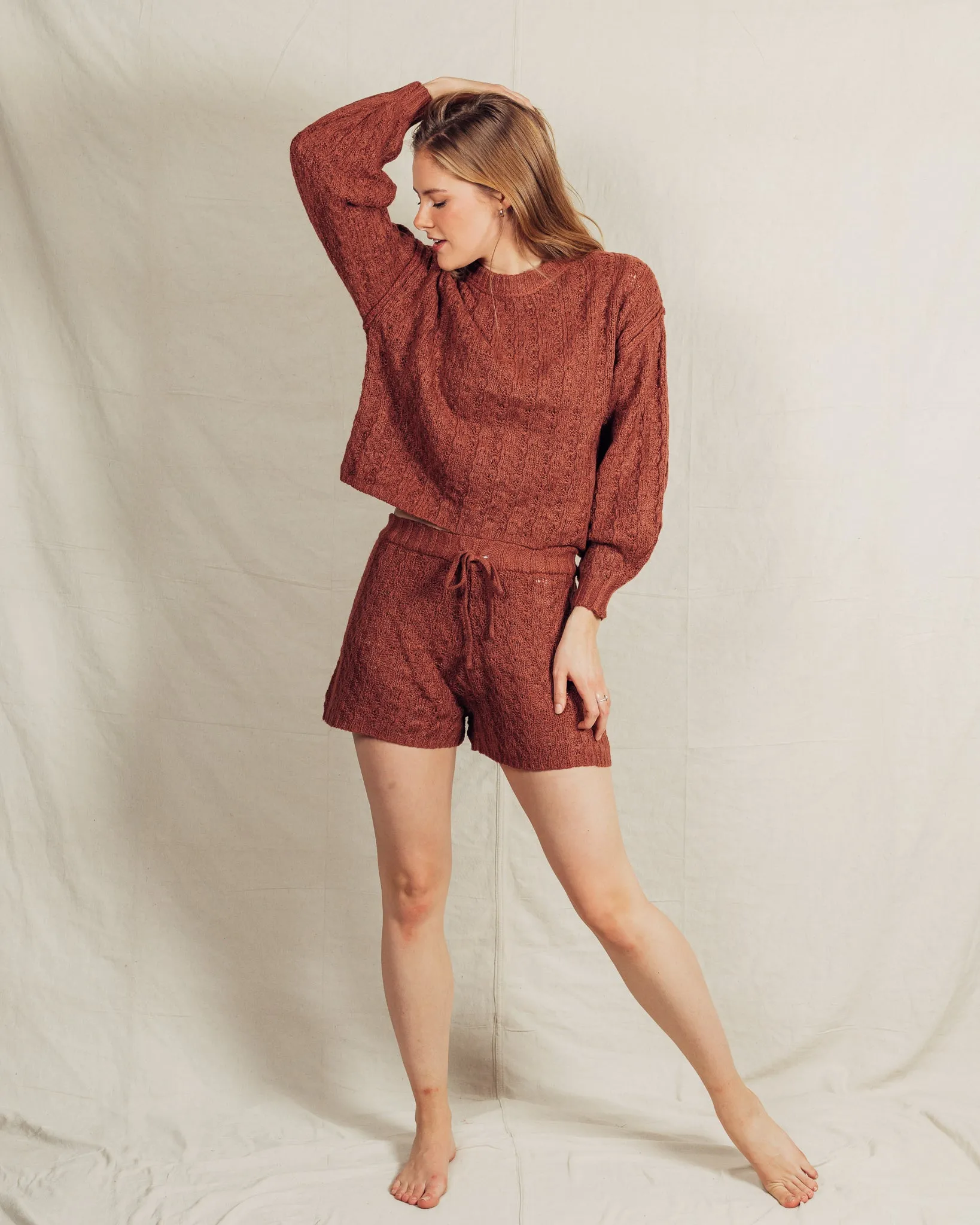 Rikaela Sweater   Short Set