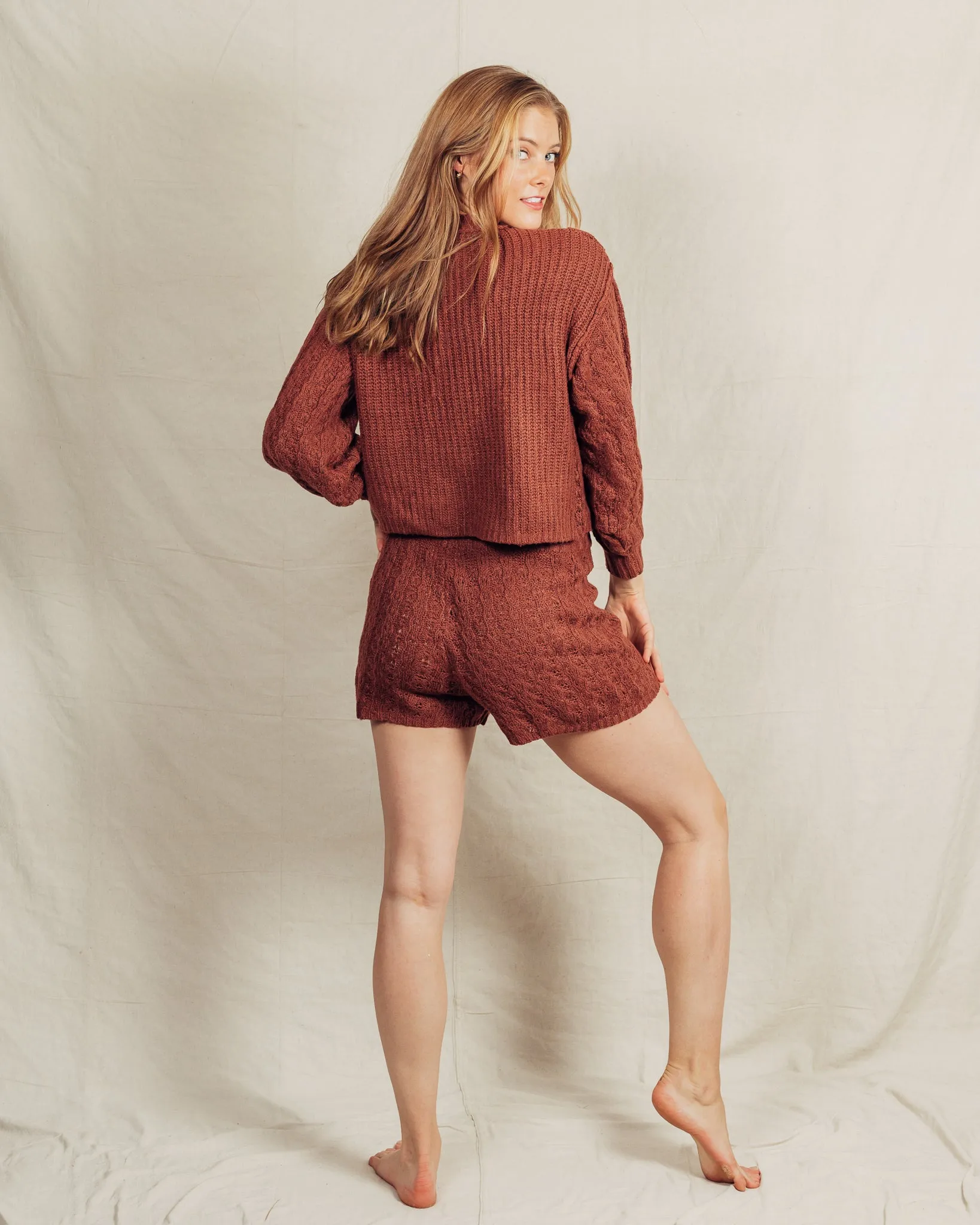 Rikaela Sweater   Short Set