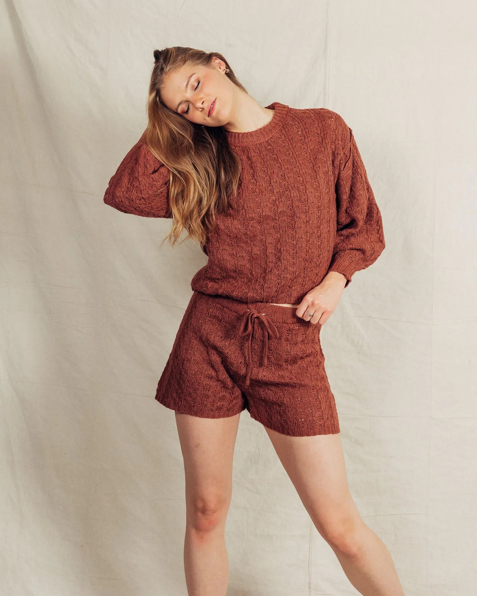 Rikaela Sweater   Short Set