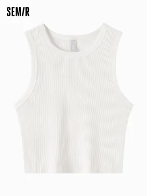Semir Women New Basic Style Knitted Vest