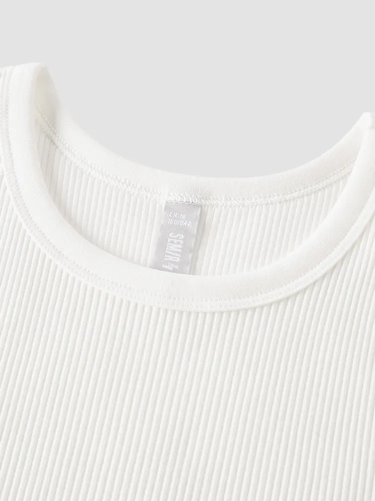 Semir Women New Basic Style Knitted Vest
