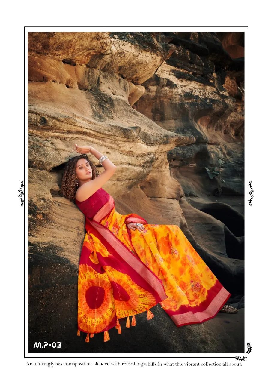 Shreyans Fashion Launched Manyawar Pattu Linen Casual Wear Sarees Collection