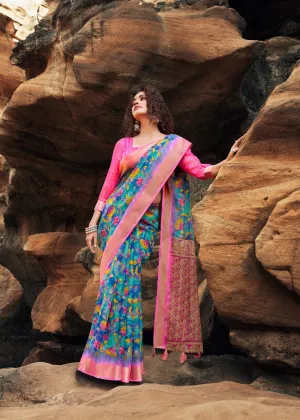 Shreyans Fashion Launched Manyawar Pattu Linen Casual Wear Sarees Collection