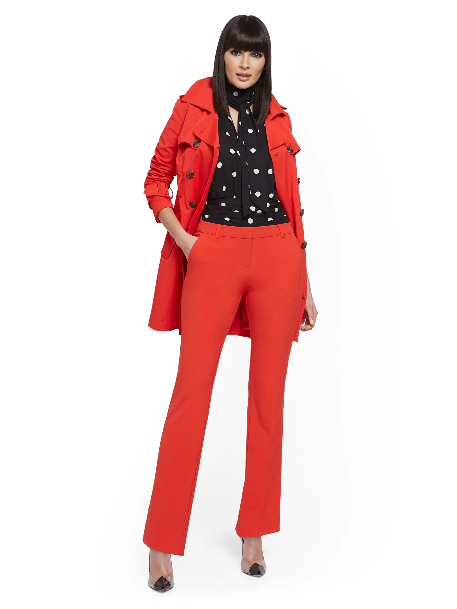 Straight-Leg Pant - Double Stretch - 7th Avenue