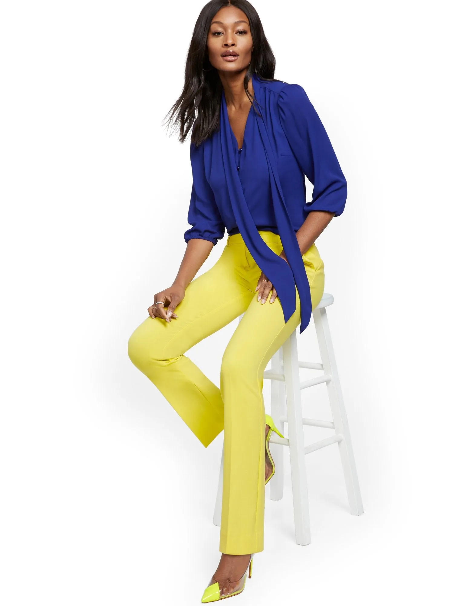 Straight-Leg Pant - Double Stretch - 7th Avenue