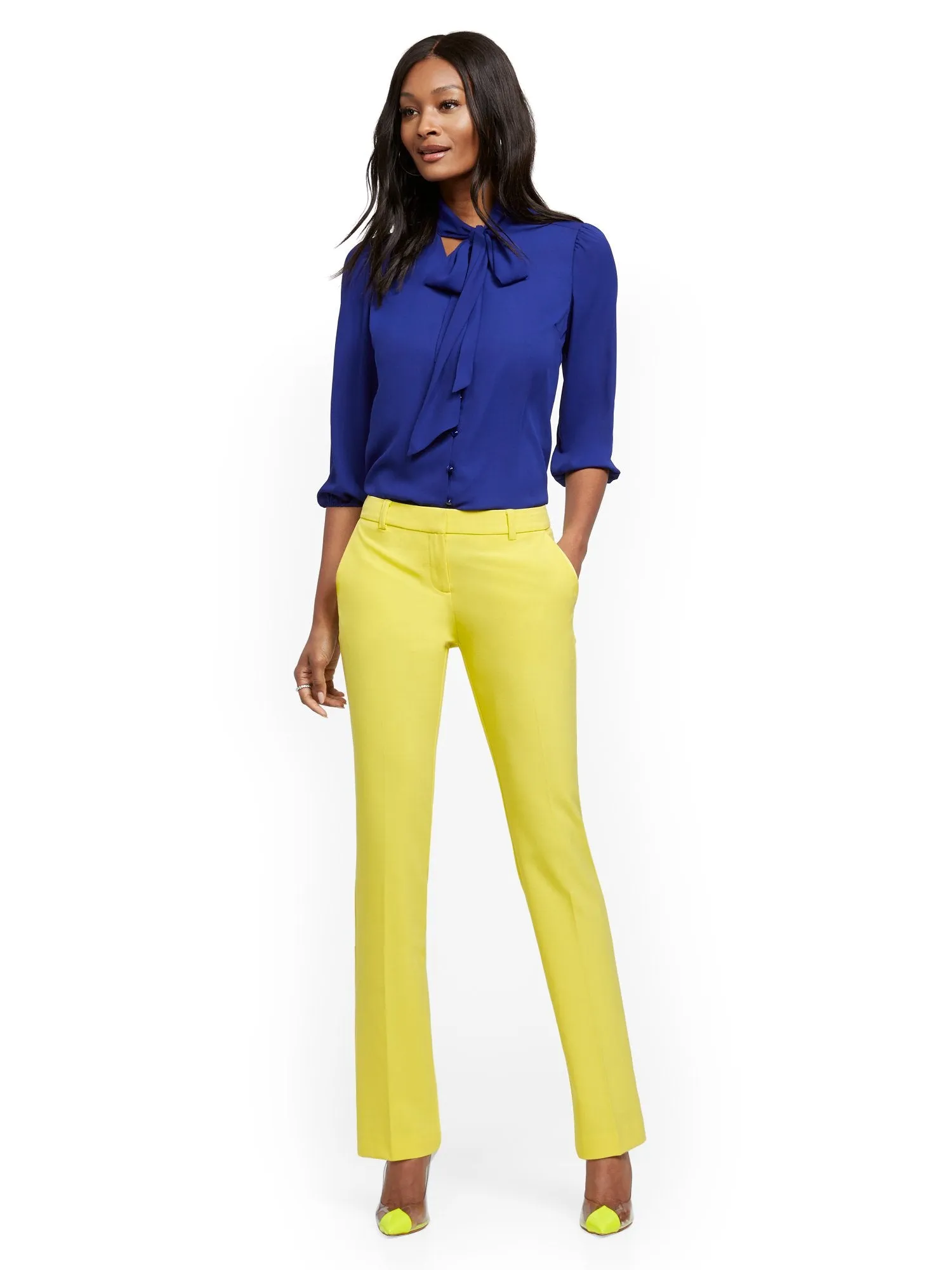 Straight-Leg Pant - Double Stretch - 7th Avenue