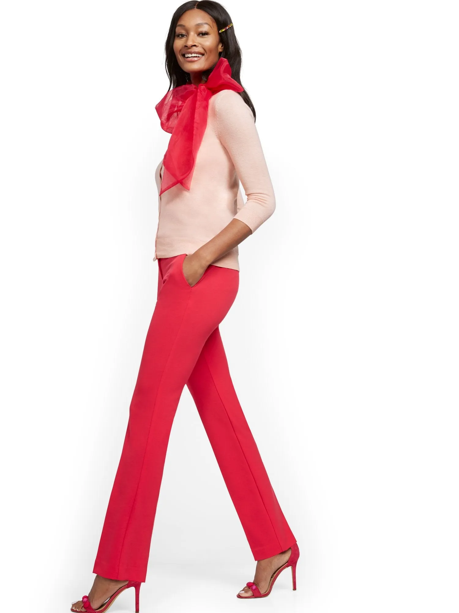 Straight-Leg Pant - Double Stretch - 7th Avenue