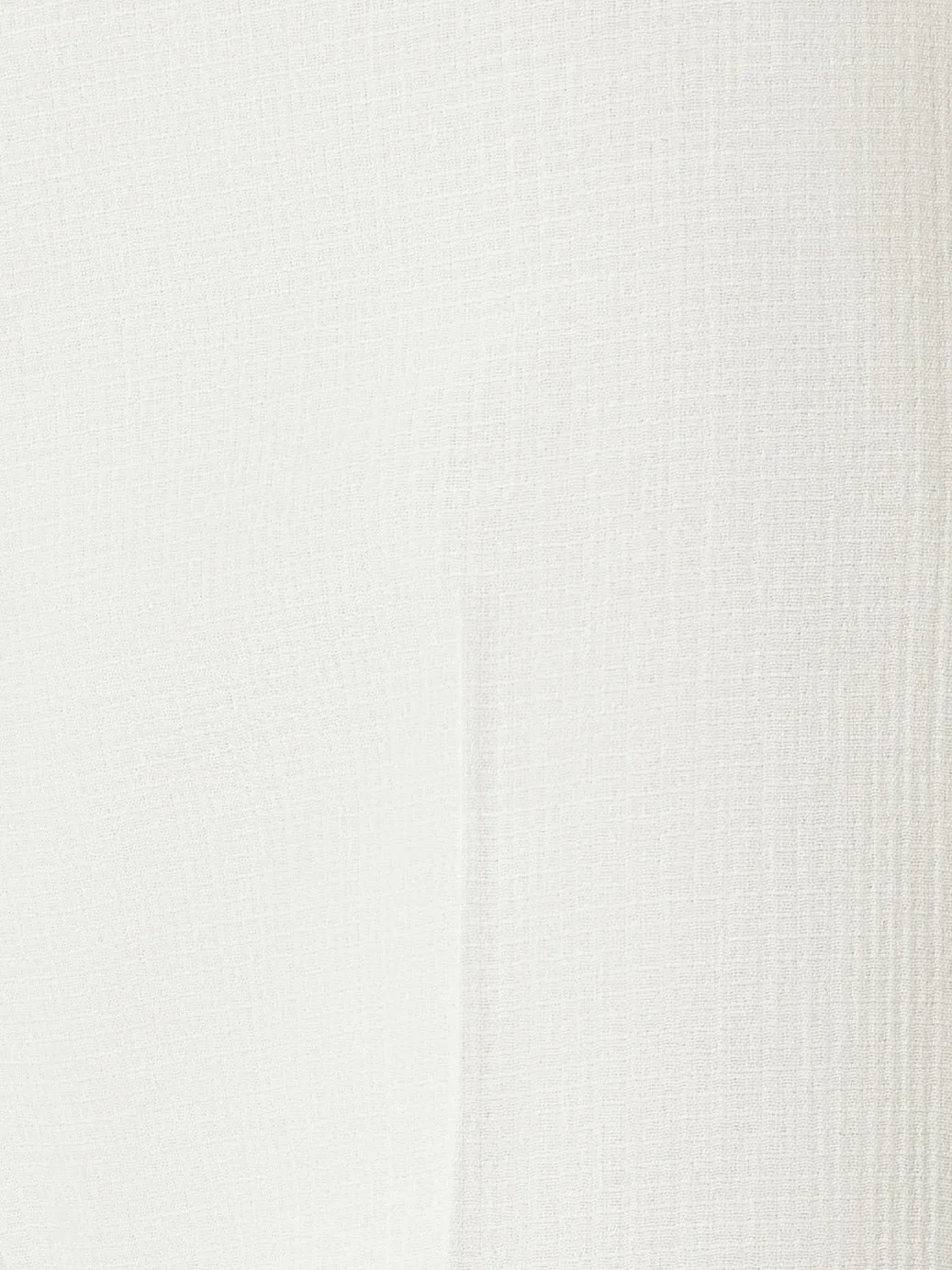 Straight Structured Cotton Silk Double-Face Pants
