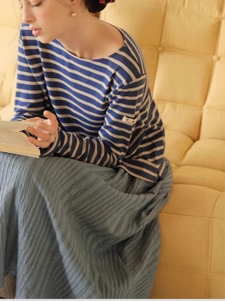 Striped Towel Shirt【s0000007499】