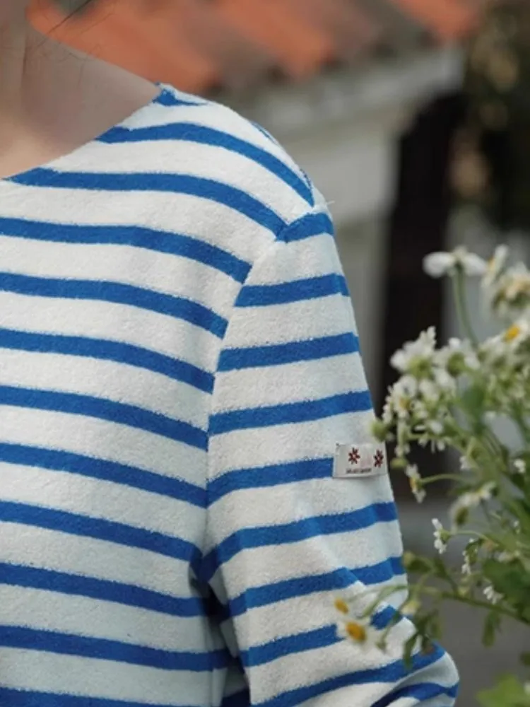 Striped Towel Shirt【s0000007499】