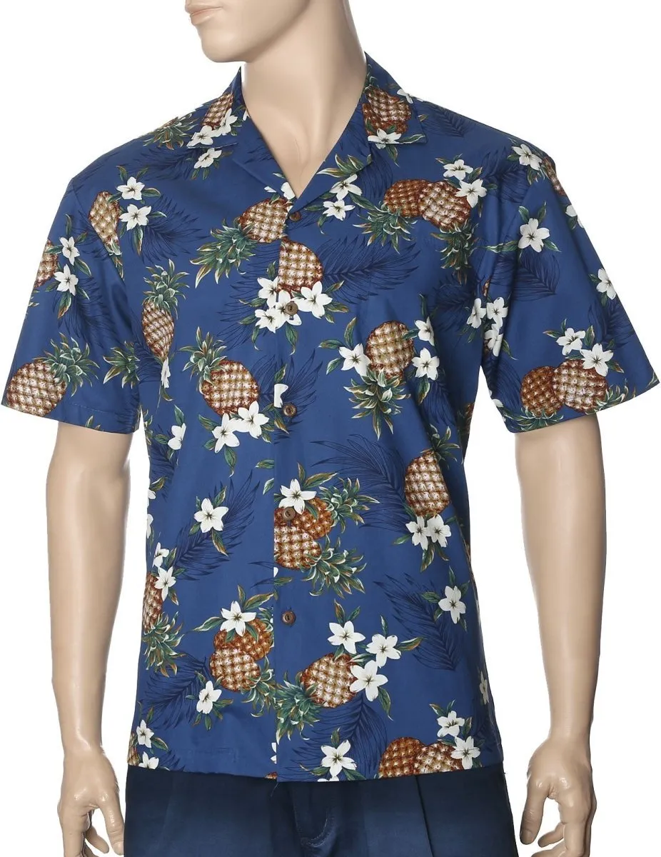 Sunny Pineapples Aloha Shirt