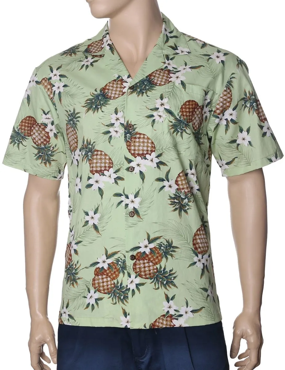 Sunny Pineapples Aloha Shirt
