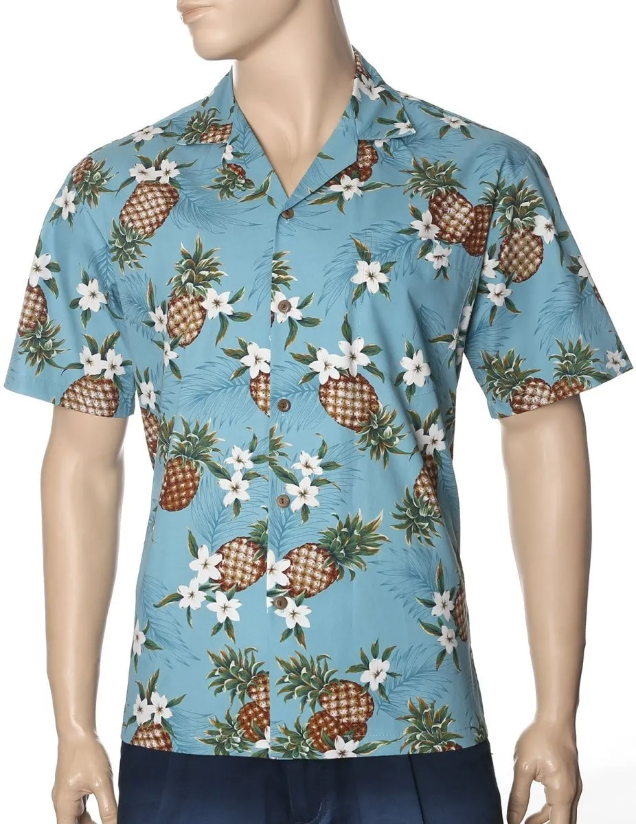 Sunny Pineapples Aloha Shirt