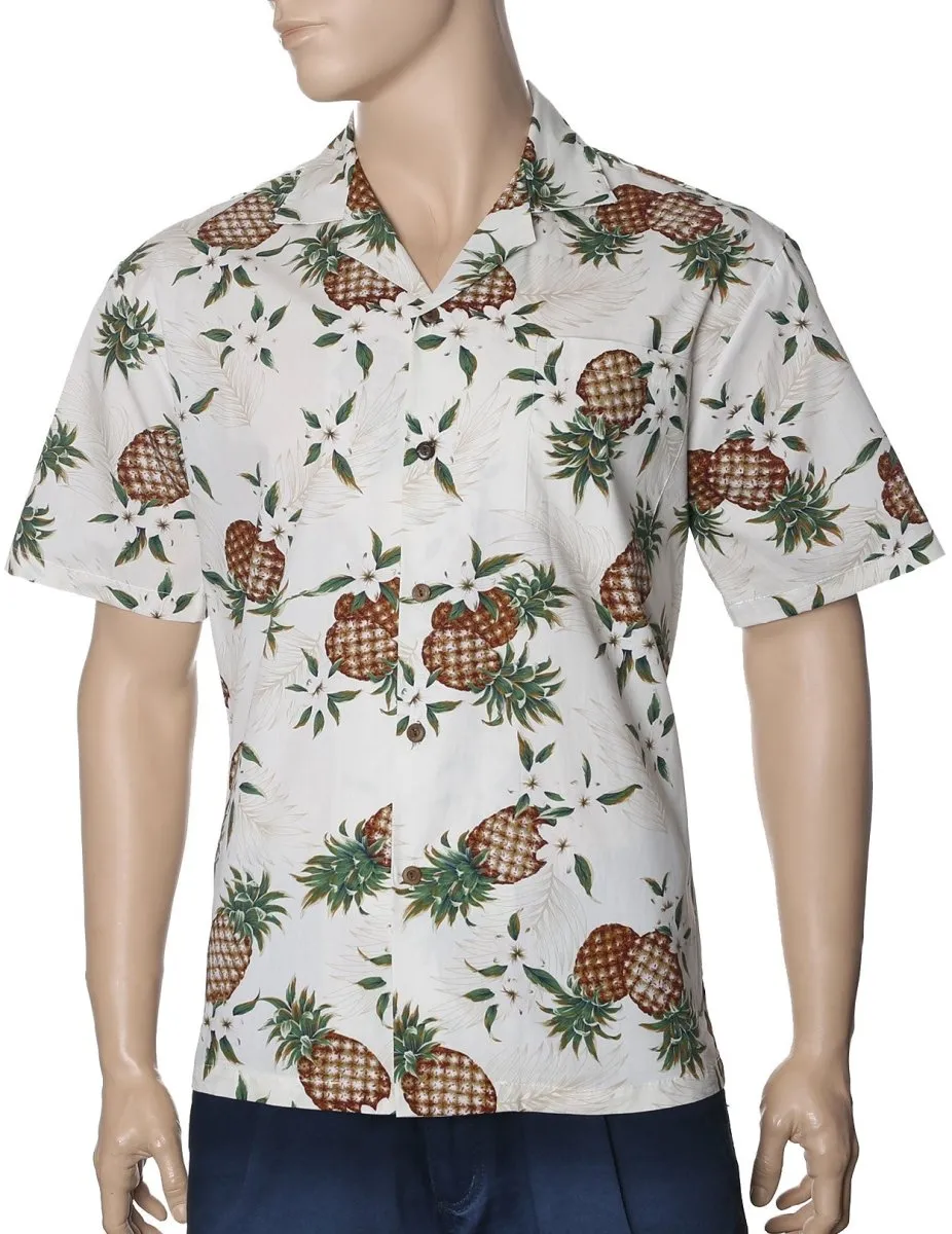 Sunny Pineapples Aloha Shirt