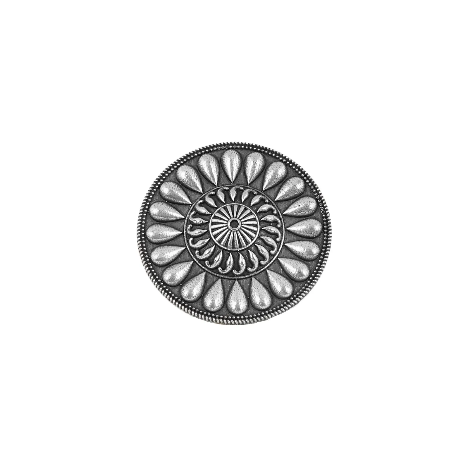 Teejh Naavya Silver Oxidized Ring
