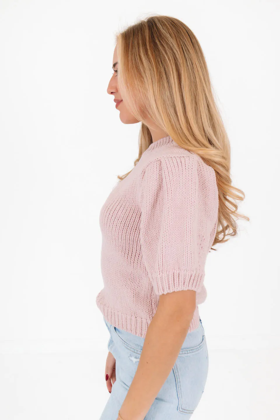 The Perfect Classic Sweater - Light Pink