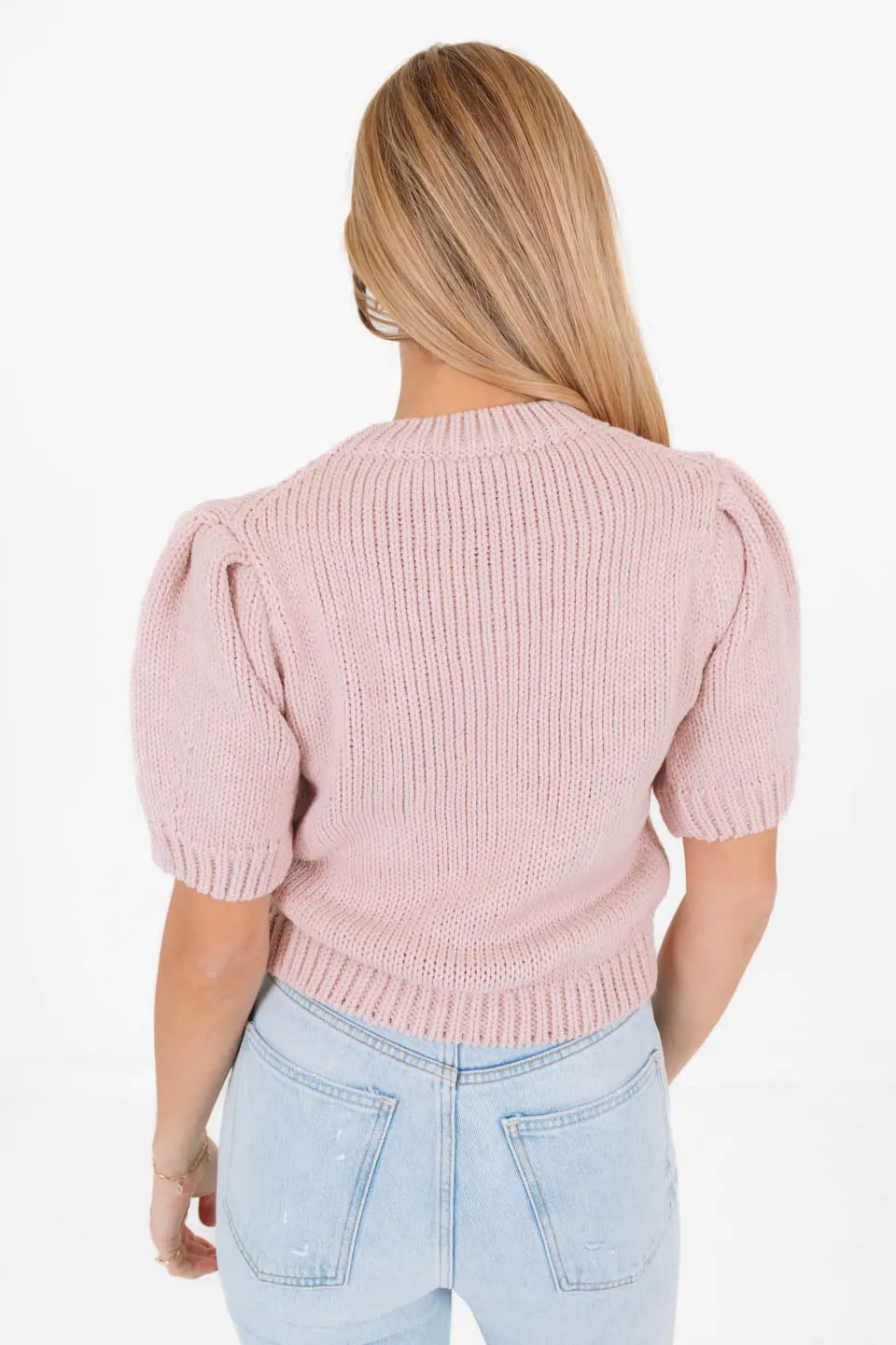 The Perfect Classic Sweater - Light Pink