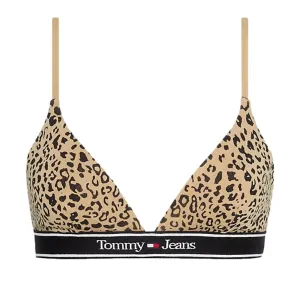 Tommy Hilfiger Women TJ Ess Wb Unlined Triangle Prt (Ext Sizes) - TJ Leopard Aop