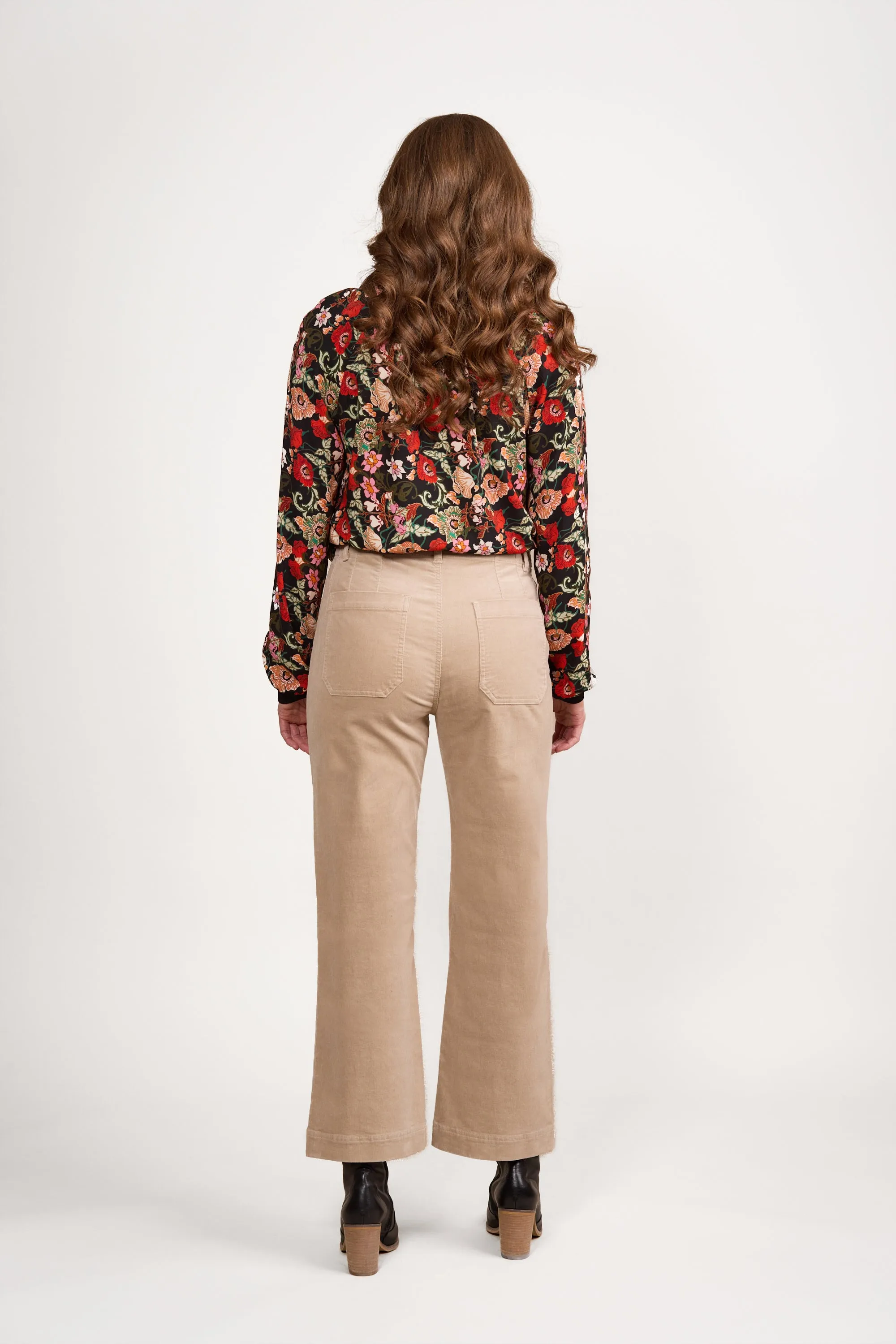 Vassalli Wide Leg Ankle Grazier Pant