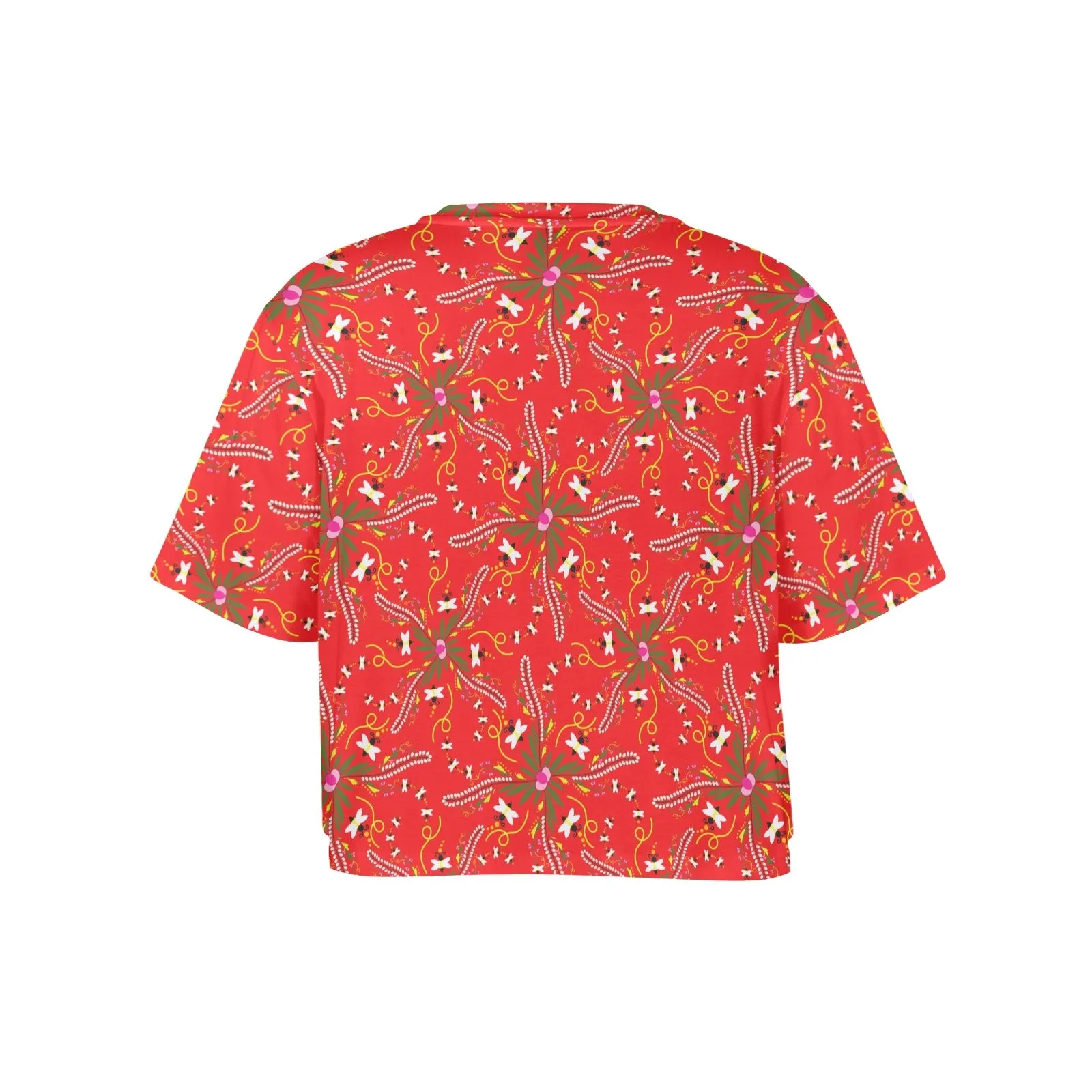 Willow Bee Cardinal Women's Cropped T-shirt