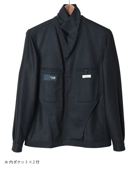 Wool Jersey Blouson