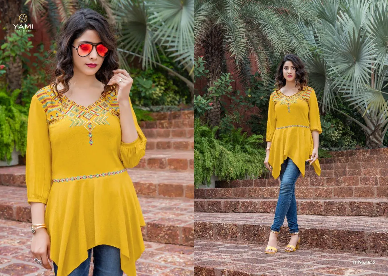 Yami Fashion Bold Vol 2 Desginer Casual Wear Kurti Collection