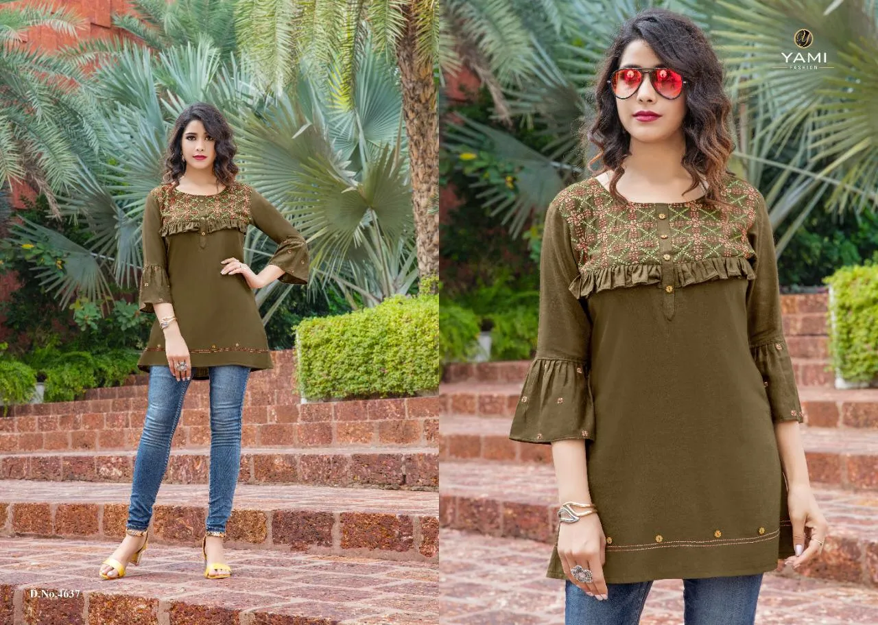 Yami Fashion Bold Vol 2 Desginer Casual Wear Kurti Collection
