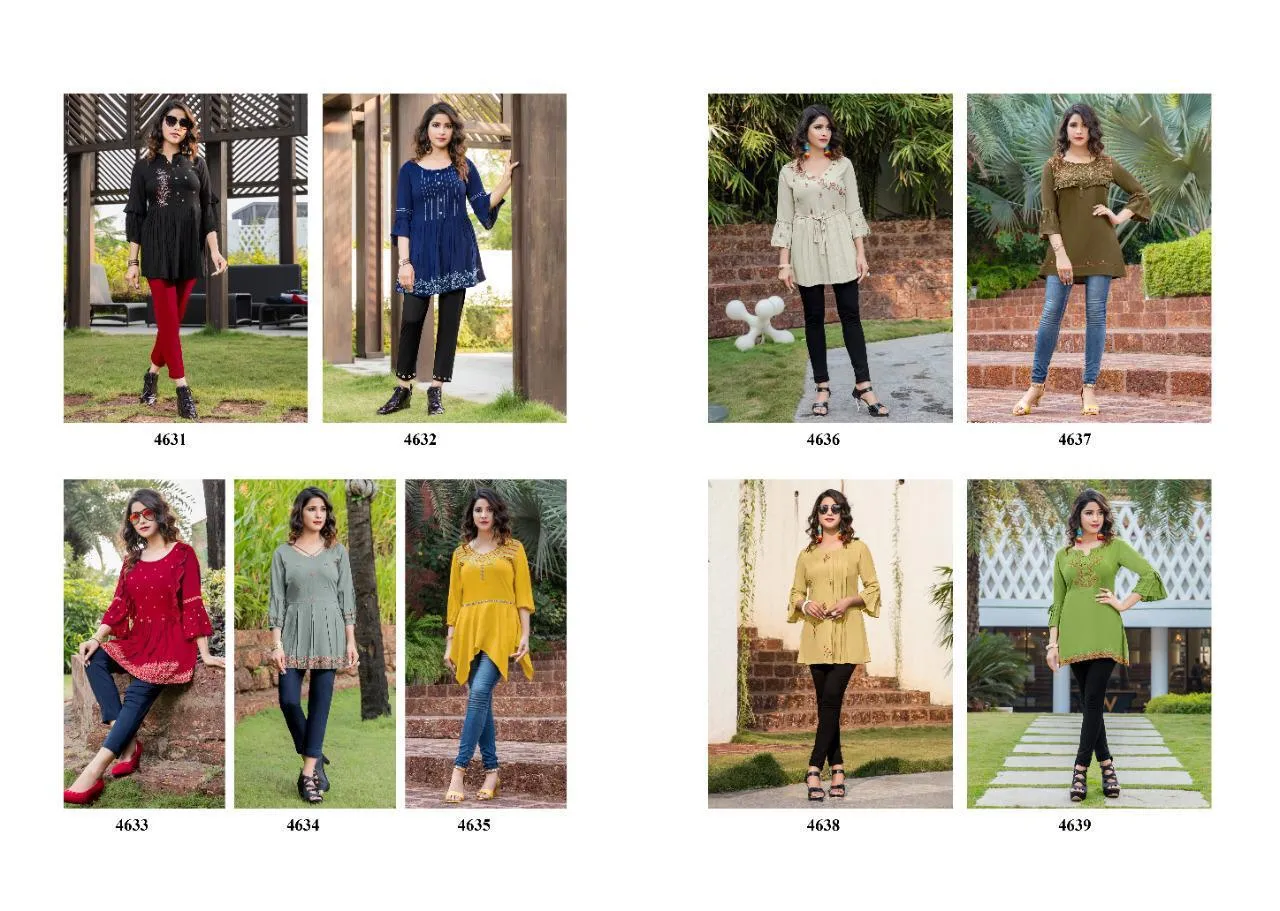 Yami Fashion Bold Vol 2 Desginer Casual Wear Kurti Collection