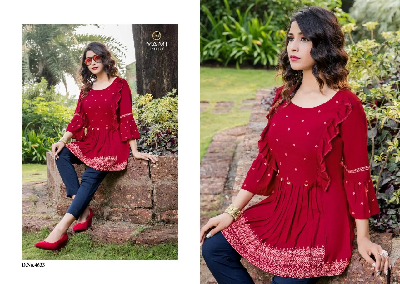 Yami Fashion Bold Vol 2 Desginer Casual Wear Kurti Collection