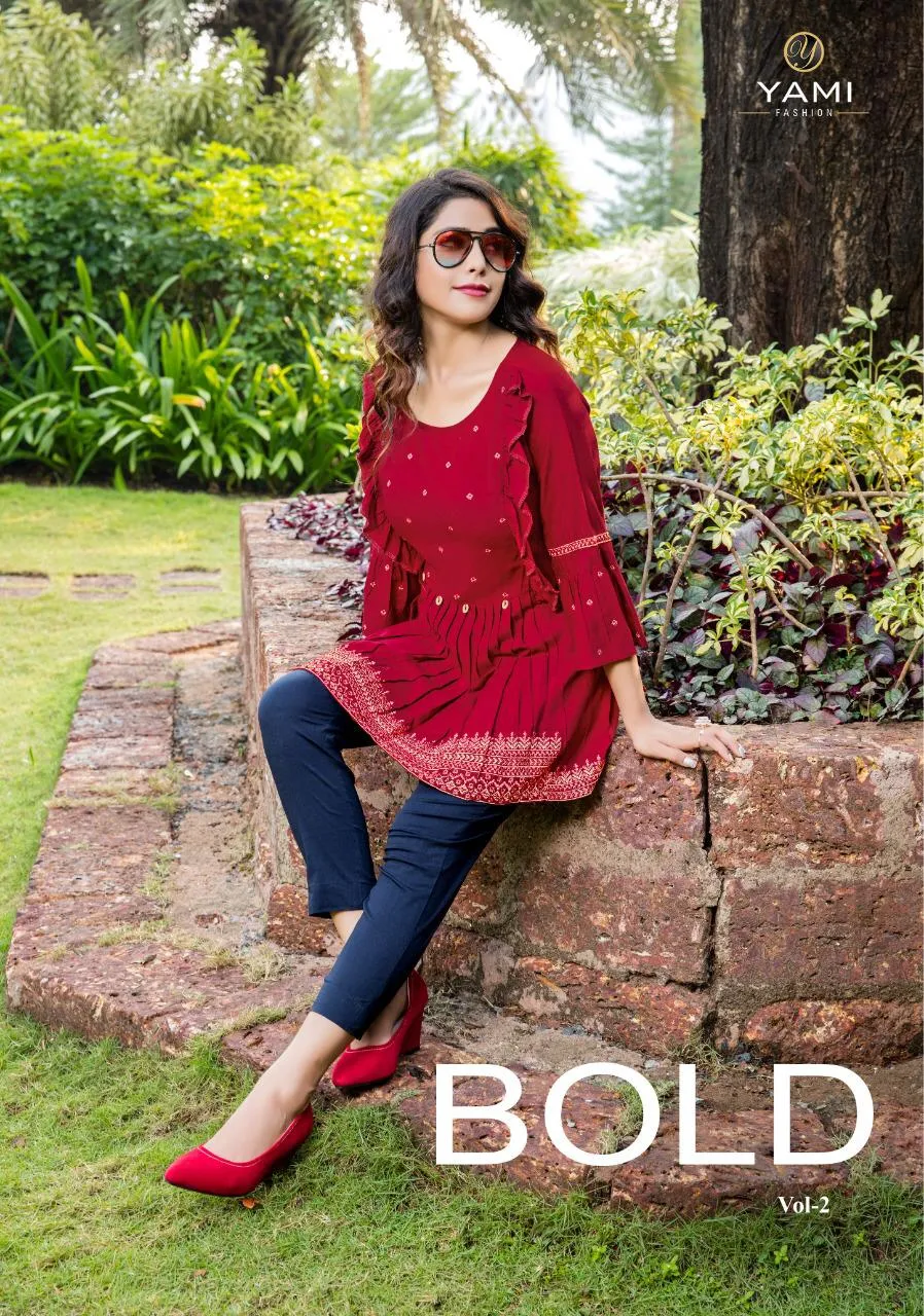 Yami Fashion Bold Vol 2 Desginer Casual Wear Kurti Collection