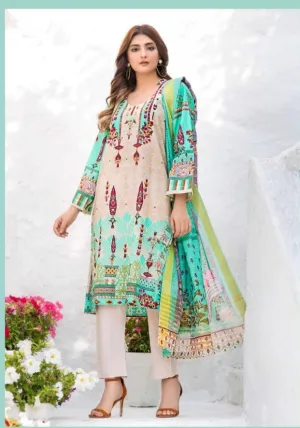 Yashika Trendz Presents Mohterma Lawn Cotton Casual wear Salwar Suits